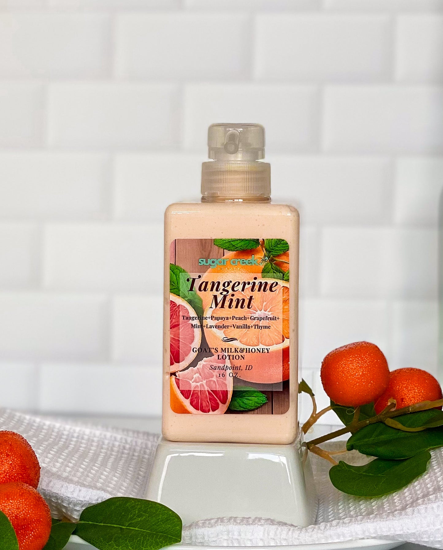 Tangerine Mint Goat's Milk and Honey Lotion