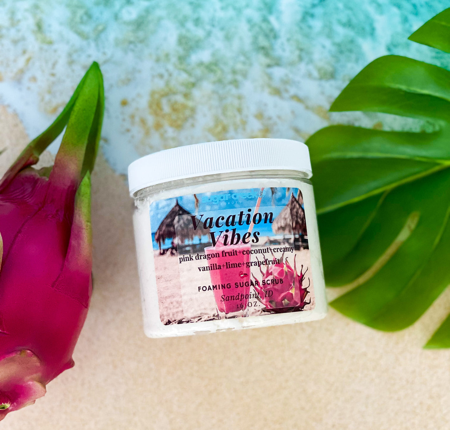 Vacation Vibes Foaming Sugar Scrub