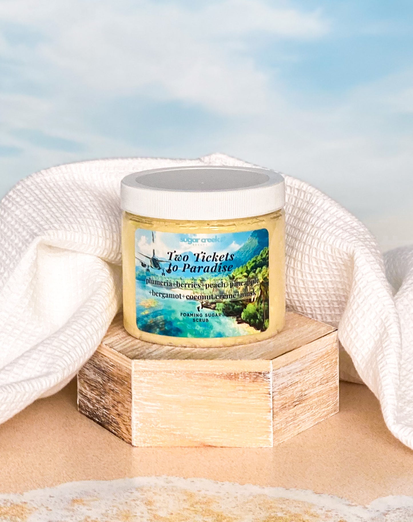 Two Tickets to Paradise Foaming Sugar Scrub