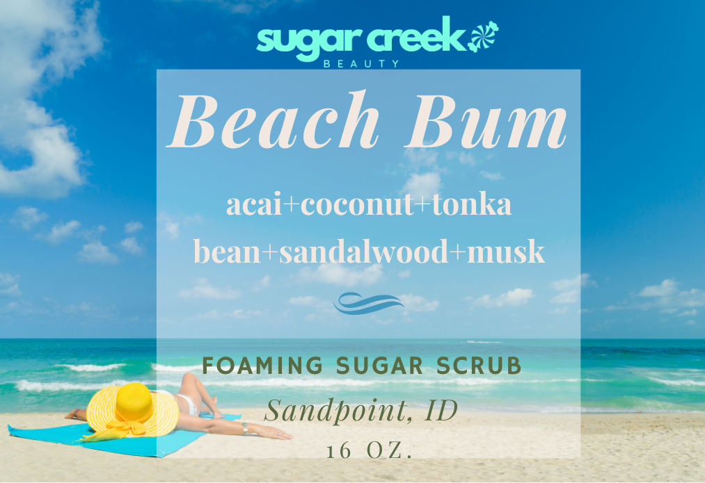 Beach Bum Foaming Sugar Scrub
