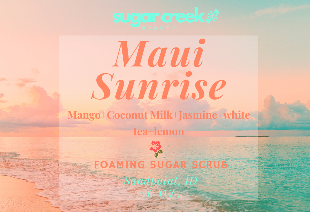 Maui Sunrise Foaming Sugar Scrub
