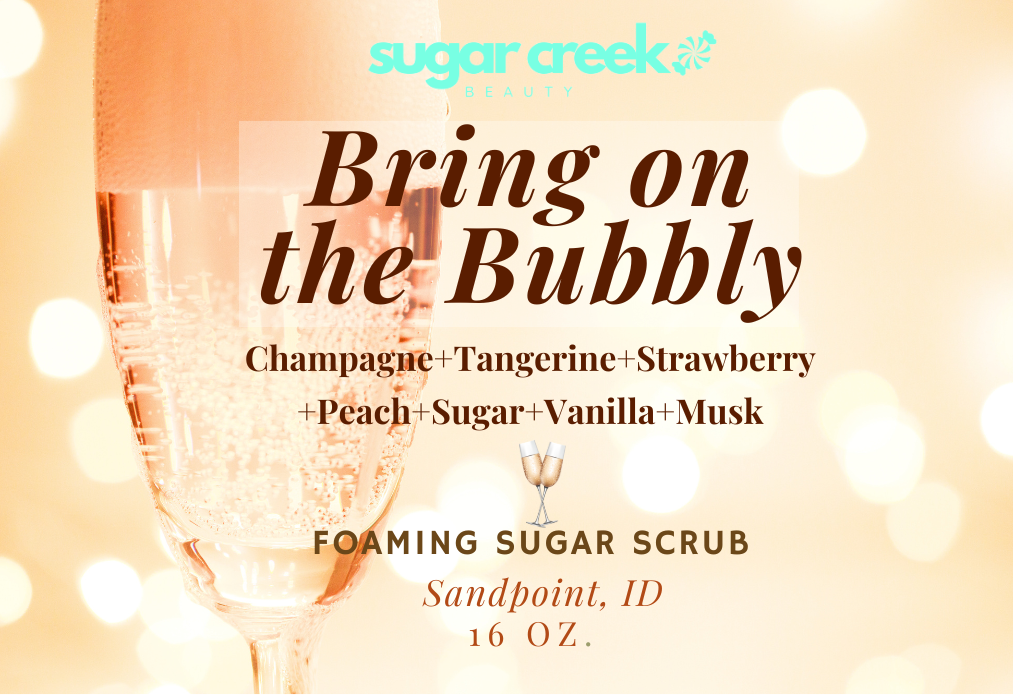 Bring on the Bubbly Sugar Scrub